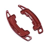 Manettes de Vitesse pour Volant Compatible avec Land pour Rover pour Sport pour Defender 2023 2024 Extension De Levier De Vitesse À Palettes Au Volant(Carbon Red)