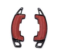 Manettes de Vitesse pour Volant Compatible avec Land pour Rover pour Sport pour Defender 2023 2024 Extension De Levier De Vitesse À Palettes Au Volant(Carbon Black)