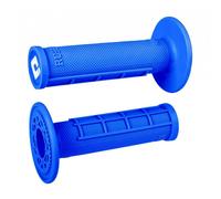Manettes ODI GRIPS MX Strato Simple Half Waffle Bleu