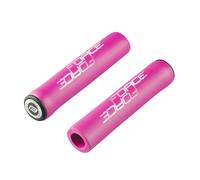 Manettes VTT FORCE Lox En Silicone, Noir Jaune Rose Bleu Rouge