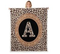 Manfei Couverture polaire à imprimé léopard et guépard marron avec imprimé peau d'animaux sauvages pour lit, canapé, décoration de chambre d'enfant, garçons et filles, douce et respirante (152,4 x