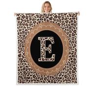 Manfei Couverture polaire à imprimé léopard et guépard marron avec imprimé peau d'animaux sauvages pour lit, canapé, décoration de chambre d'enfant, garçons et filles, douce et respirante (152,4 x