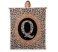 Manfei Couverture polaire à imprimé léopard et motif guépard marron avec imprimé peau d'animaux sauvages pour lit, canapé, décoration de chambre d'enfant, garçons et filles, douce et respirante (101,6