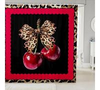 Manfei Rideaux de douche imperméables avec 12 crochets pour baignoire, décoration de chambre d'enfant, garçons et filles, 182,9 cm de large x 213,4 cm de long