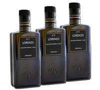 Manfredi Barbera - Collection LORENZO - Huile d'olive extra vierge - Fabriqué en Italie (Lorenzo N°1, 3 paquet/pièce)