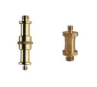 Manfrotto 013 Spigot Universel 16 mm & 037 Adaptateur réversible avec vis 3/8" et 1/4" pour Montage d'appareils sur Le Super Clamp 035C