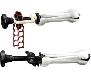 MANFROTTO 046MCR Mini-Axe Expan avec Chaine Métal Rouge (X2)