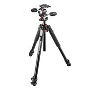 Manfrotto Trépied 055 MK055XPRO3-3W 3 sections aluminium, rotule 3D, poids max 8 kg, niveau à bulle