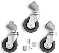 MANFROTTO 109 Jeu de 3 Roulettes Diamètre 80mm
