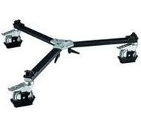 Manfrotto 114MV Cine/Video Dolly W/Spiked Feet Trépied 3 jambe(s) Noir
