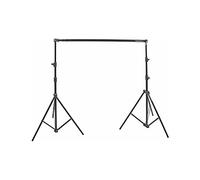 Manfrotto 1314B Kit de dérouleur de fond noir Bras téléscopique 3 sections 2 supports 2 pinces Sac de transport.