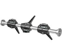 Manfrotto 131DD-14 Bras Horizontal à 4 têtes Argenté (pour Monter 2 têtes verticalement et 2 têtes horizontalement, Filetage 6,35 mm sur Tous Les Fixations)