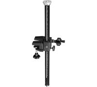 Manfrotto Colonne à crémaillère 131TC – Étau 18–38 mm, Colonne 5–66 cm – Noir