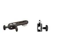Manfrotto 143BKT Trépied Noir & 014-14 Adaptateur Rapide F5/8-1/4