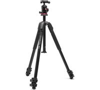 Manfrotto 190X AS, Trépied Photo 3 Sections Alu, Kit Rotule Ball, Charge Admissible 10kg, Plateau Arca-Swiss, Quick Power Lock, Appareil Reflex et Hybride, Trépied-Caméra, Pied pour Appareil Photo