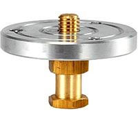 Manfrotto - Adaptateur de plateau hexagonal 60mm + vis 3/8 - 208HEX