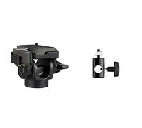 Manfrotto 234RC Rotule pour Monopode Plateau Rapide Inclinaison à 90° Charge Maximum : 5kg & 014-14 Adaptateur Rapide F5/8-1/4