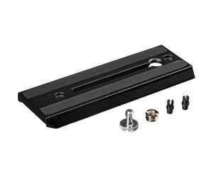 Manfrotto 504PLONG Plaque de caméra vidéo pour 504 Fluid Head (Noir)