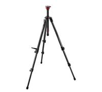 Manfrotto 755CX3 Trépied carbone pour petite rotule vidéo à base plate