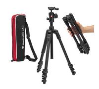Manfrotto Trépied Befree Advanced AS – aluminium, verrou à levier, compact, compatible Arca‑Swiss