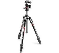Manfrotto Kit trépied pour appareil photo Befree Advanced Twist – carbone, tête fluide, pliable