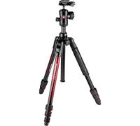 Manfrotto Befree Advanced Travel Al Tripod with Ball Head (Twist Locks, Red)
