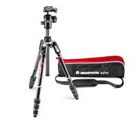 Manfrotto Kit trépied pour appareil photo Befree Advanced Twist – carbone, tête fluide, pliable