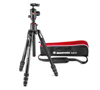 Manfrotto Befree GT XPRO Trépied Aluminium, Rotule Ball Centrée 496, Fermeture Twist, Colonne 90°, Plateau 200PL-PRO, pour Reflex, Hybrides avec Objectifs à Longue Focale, Photo Macro, MKBFRA4GTXP-BH