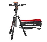 Manfrotto Befree Live Advanced Trépied de Voyage en Aluminium 4 Sections avec tête Fluide 3 Voies