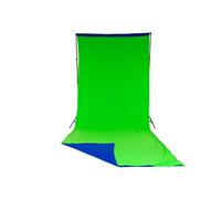 Manfrotto Chromakey Textilhin Tergrund grün/Blau 300 x 700 cm M. Schlaufe