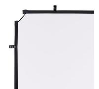 Manfrotto EzyFrame Toile pour Fond Pliable Photo/Vidéo Grand Format - 2 x 2,3 m - Blanc - Facile à Transporter - pour Portraits de Famille/Poses Dynamiques/Publicités/Photo de Mode - LL LB7951
