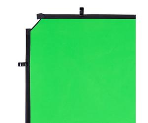 Manfrotto EzyFrame Toile pour Fond Pliable Photo/Vidéo Grand Format - 2 x 2,3 m - Chroma Key Vert -Facile à Transporter - pour Portraits de Famille/Poses Dynamiques/Publicités/Photo de Mode- LL LB7947
