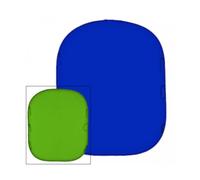 MANFROTTO 5687 Fond Pliant Réversible 1.50X 1.80m Chromakey Bleu/Vert