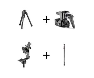 Manfrotto Kit Intégrale de Réalité Virtuelle - Trépied + rotule panoramique + Perche d'extension + Pince de réalité virtuelle