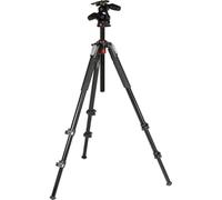 Manfrotto Kit Trépied à 3 Parties avec Rotule en Aluminium, Support pour Smartphone, Stabilisateur Appareil Photo, Bras Magique, Accessoires de Photographie