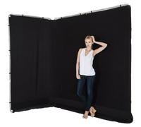 Manfrotto LL LB7625 Fond Panoramique Noir 230x400cm | ✅ Livraison gratuite à partir de 100 €