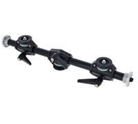 Manfrotto Bras d'accessoires 131DDB horizontal 4 têtes (2V/2H, filetage 3/8'') Noir