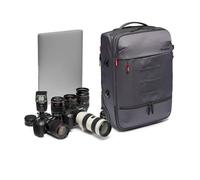 Manfrotto MB MN-R-RN-50 Manhattan Runner-50 Valise Photo à roulettes avec Connexion Trépied, Compartiment Photo Amovible pour Reflex et Hybrides avec Objectif Standard ou Téléobjectif - Tissu Enduit