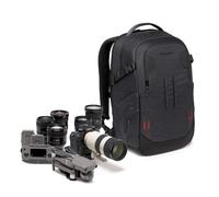 Manfrotto Pro Light Backloader M, Sac à Dos Photo Professionnel, Ouvertures par Le Haut et l'Arrière, Double Support de Trépied, Sac à Dos Rembourré avec Divisions Interchangeables, Noir