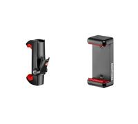 Manfrotto MCPIXI - Pince Universelle pour Smartphone, Version Pro & MCLAMP Pince Universelle pour Smartphone avec Pas de Vis 1/4 Noir