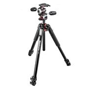 Manfrotto Trépied 055 MK055XPRO3-3W 3 sections aluminium, rotule 3D, poids max 8 kg, niveau à bulle