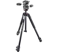 MANFROTTO MK190X3-3W1 Trépied Alu + Rotule MH804-3W Noir