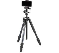 Manfrotto Element MII Trépied pour Appareil Photo en aluminium avec Rotule et Bluetooth, Support pour Smartphone et Téléphone, Stabilisateur pour Appareil photo compact, CSC, DSLR