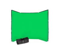 Manfrotto MLBG4301KG Kit de fond Chroma Key FX vert 4 x 2,9 m