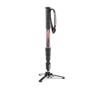 Manfrotto Monopode vidéo MVMELMIIA4 Element MII – Aluminium léger 4 sec., base fluide, Rouge