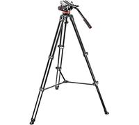 Manfrotto MVK502AM Kit avec Rotule Vidéo fluide avec friction réglable MVH502A + trépied MVT502A en aluminium