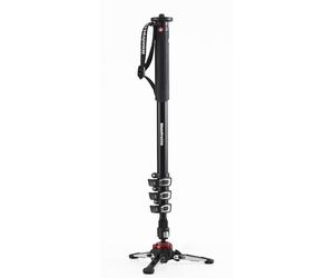 Manfrotto MVMXPROA4 pieds pour camescopes 1/4, 3/8 Aluminium Noir