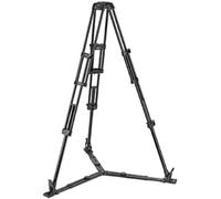 Manfrotto MVTTWINGA Trépied Vidéo Manfrotto en Aluminium à Double Tube avec Entretoise au Sol - Adaptateur de Bol 100mm à 75mm - Pieds en Pointe