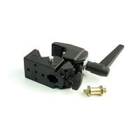 Manfrotto Pince Super Clamp avec Spigot Double Pas de Vis - Facilement Transportable - Charge Admissible de 15 kg - Certification de Sécurité TÜV - 2909