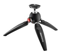 Manfrotto PIXI Evo Trépied de Table Compact - Mini Trépied en Aluminium pour Appareils Photo Hybrides, Reflex et Vidéo - 2 Sections Réglables - Léger et Robuste - Noir
